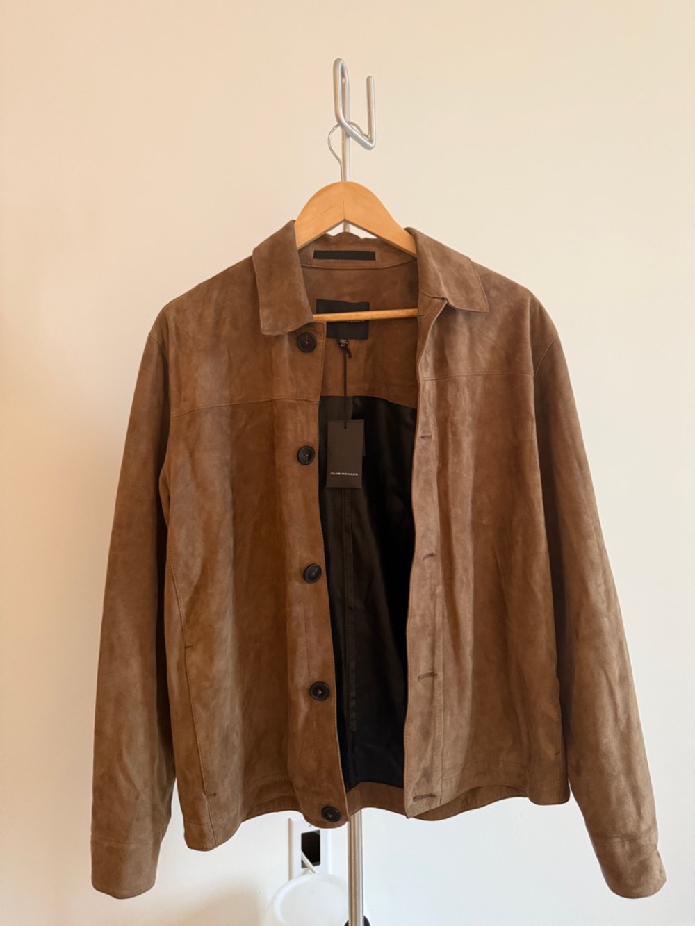 100% Napa Suede Tan Leather Jacket